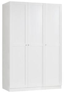 Šatní skříň Unit bez vybavení, bílá, š. 136,7 cm