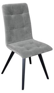 Designová jídelní židle Karla, šedá Magic Velvet
