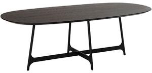 ​​​​​Dan-Form Černý dřevěný jídelní stůl DAN-FORM Ooid 220 x 110 cm