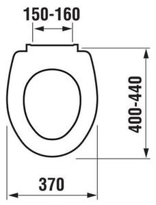 Jika Zeta WC sedátko, bílá H8932710000071