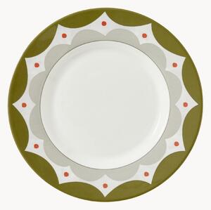 Sada porcelánových talířů Geo Salad, 4 díly