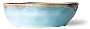 2ks modrý hluboký talíř na těstoviny 70s Lagune - Ø 20*5cm/800ml