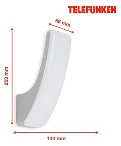 Telefunken 311604TF - LED Venkovní nástěnné svítidlo LED/15W/230V IP44 stříbrná
