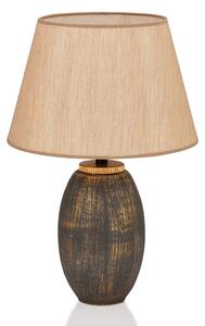 Opviq Stolní lampa Elev hnědá/zlatá