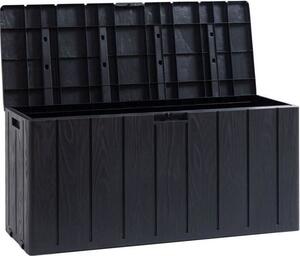 Zahradní box, úloný box, MULTIBOX BRAVO, antracitov edý, 270 l, 117,5 x 45 x 56 cm, provedení z pryskyice