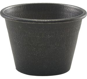 GENWARE Miska na dip nerezová, PVD povlak, výška: 40 mm, průměr: 60 mm, černá