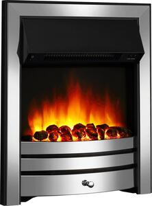 Elektrický krb BALDERIA Cosmo – krbová kamna, 2000 W – erná/chrom
