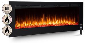 Elektrický krb BALDERIA Fiamma 68 – vestavný krb, topný výkon 2000 W – erný