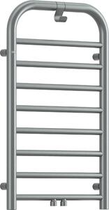Deante Silia, koupelnový radiátor 500x850 mm, 335W, broušená ocel, DEA-AGI_FG31