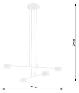 Lustr na lanku MODUS 4xGX53/10W/230V bílá