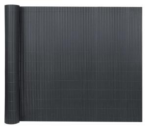 KONDELA Zahradní zástěna, černá, 300x100 cm, ABEO
