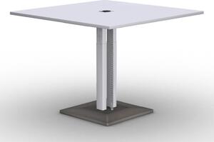 NARBUTAS - Jednací stůl JAZZ 120x120 cm se zásuvkou - melamin