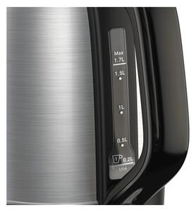 Tefal - Rychlovarná konvice SUBITO 1,7l 2400W/230V nerez/černá
