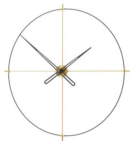 Mclocks Designové nástěnné hodiny ETL901 Eternal antique gold-black 90cm