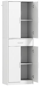 HOMCOM kuchyňská skříňka, bufetová skříňka s nastavitelnými policemi a zásuvkou