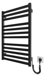 Koupelnový žebříkový radiátor HF OXFORD 170W/230V 77x53 cm černá