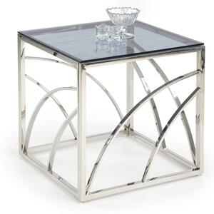 Konferenční stolek MALUERA typ B, stříbrná