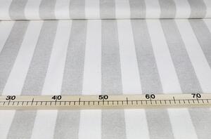 Vánoční dekorační látka Zlaté pruhy s lurexom Barva Béžová Rozměry Šířka 140 cm