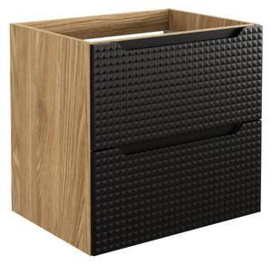 Skříňka pod umyvadlo LUXOR Black 82-60-2S | 60 cm
