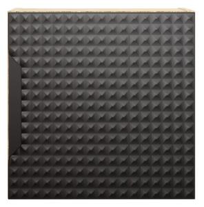 Závěsná skříňka do koupelny LUXOR Black 83-35-1DQ | kostka