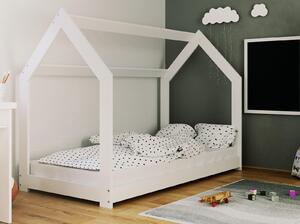 Dětská postel Domeček 160x80 D2 bílá