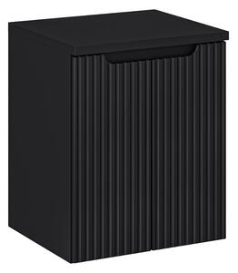 Koupelnová skříňka s deskou NOVA Black D50/4 | 50 cm