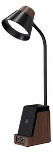 Immax 08999L - LED+CCT Stm stolní lampa s bezdr nab QI IDEAL LED/8W/230V hnědá