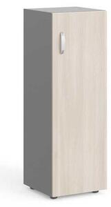 Střední skříň Manager 39,9 x 42,2 x 119,5 cm, pravá, akát světlý / šedá