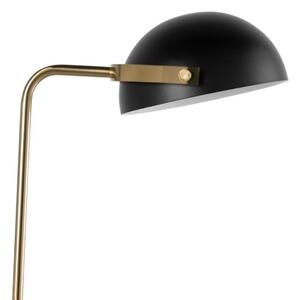 Černo zlatá kovová stojací lampa Somcasa Godall 148 cm