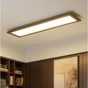 Brilagi - LED Stropní svítidlo SLIMFRAME WOOD LED/58W/230V 124x34 cm tmavě hnědá