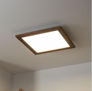 Brilagi -LED Stropní svítidlo SLIMFRAME WOOD LED/36W/230V 49,5x49,5 cm tm. hnědá