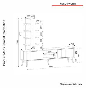 TV stolek/skříňka Neo (Tmavá hnědá). 1072551