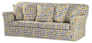 Potah na pohovku IKEA Tomelilla rozkládací barva modrá látka pletený vzor, vzorované