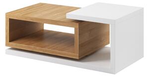 KAGOSHI konferenční stolek, bílá/dub grandson