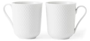 Porcelánový hrnek Rhombe 33 cl - set 2 ks Lyngby Porcelaen