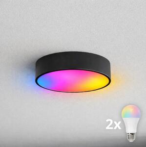 BRILAGI -LED RGBW Stm. koup. stro. svítidlo CLARE 2xE27/12W/230V IP54 černá