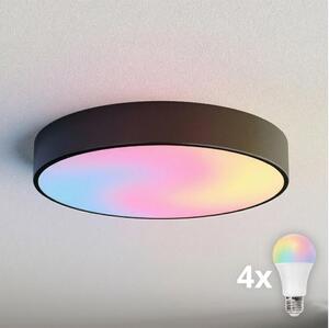BRILAGI - LED RGBW Stmívatelné stropní svítidlo CLARE 4xE27/12W/230V černá