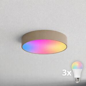 BRILAGI - LED RGBW Stmívatelné stropní svítidlo CLARE 3xE27/12W/230V béžová