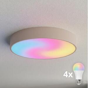 BRILAGI - LED RGBW Stmívatelné stropní svítidlo CLARE 4xE27/12W/230V béžová