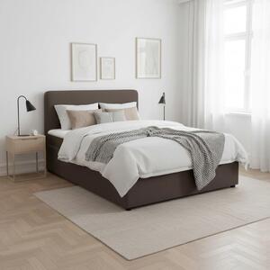 Boxspringová postel MARCO 140x200, hnědá