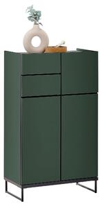 MIDI SKŘÍŇKA, zelená, černá, 60/102/31 cm MID.YOU - Koupelnové série, Online Only