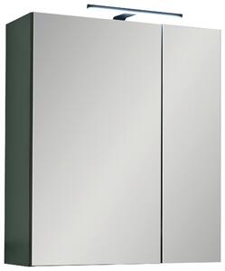 ZRCADLOVÁ SKŘÍŇKA, zelená, černá, 60/70/23 cm MID.YOU - Koupelnové série, Online Only