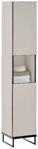 VYSOKÁ SKŘÍŇ, černá, kašmírová, černá, kašmírová, 30/162/31 cm MID.YOU - Koupelnové série, Online Only