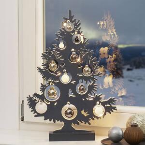 LED dekorativní vánoční strom, antracit