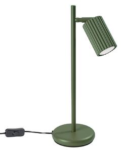 Sollux Lighting Stolní lampa KARBON olivově zelená