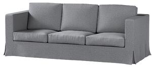 Potah na pohovku IKEA Karlanda 3-místná nerozkládací, dlouhý barva šedá látka pletený vzor