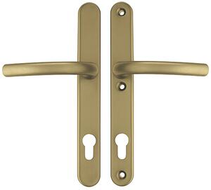 Ochranné kování COBRA SLIM (F4 - bronzový elox), klika-klika, Otvor na cylindrickou vložku PZ, COBRA F4 (bronzový elox), 72 mm