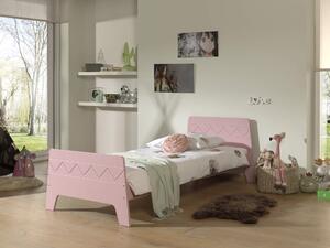 Dětská postel annie 90 x 200 cm růžová