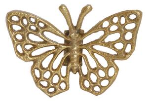 Kovová nástěnná dekorace 10x7 cm Butterfly – Light & Living