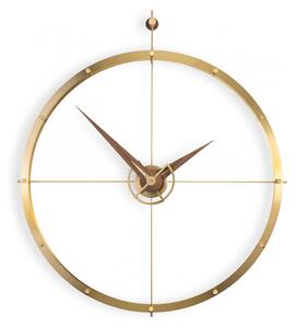 Designové nástěnné hodiny Nomon Doble Gold 80cm